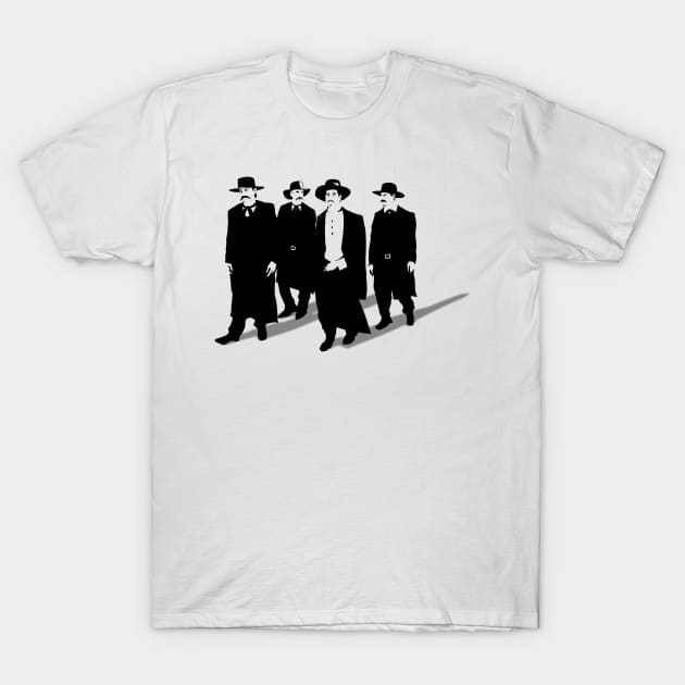 Tombstone Dogs T-Shirt by LVBart